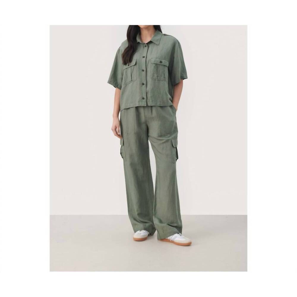 NEW PART TWO fetimas shirt in agave green